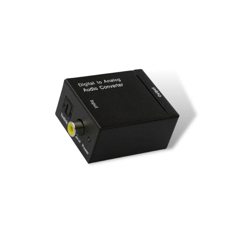 Hochwertiger VIVANCO Audio Digital zu Analog Wandler, 0,5 m Kabel, kompaktes Audio Zubehör