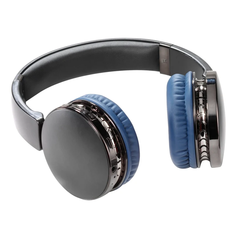 Kopfhörer von VIVANCO: Sensationelle Bluetooth Over-Ear Kopfhörer mit Mikrofon, 8h Laufzeit, HiFi Sound, Lederpolster, 3,5 mm Klinke, in Schwarz