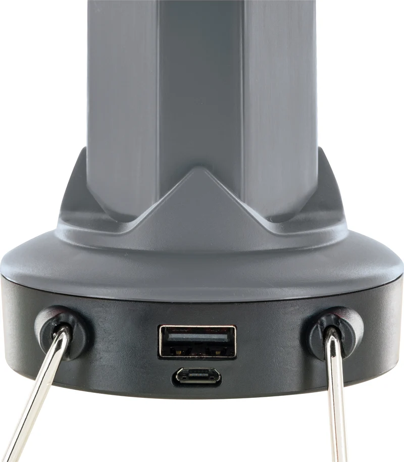 Camping-Leuchte mit integrierter Powerbank