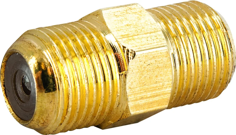 F-Kabelverbinder gold