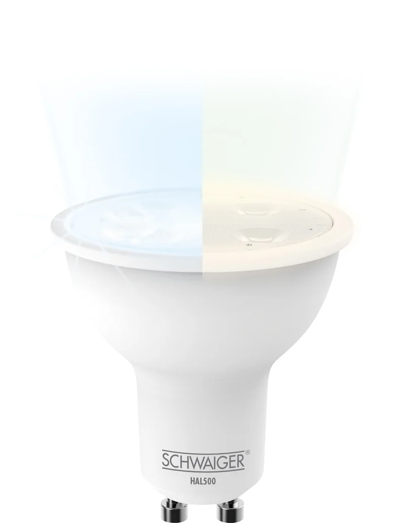 Smart Leuchtmittel LED dimmbar warm-/kaltweiss GU10