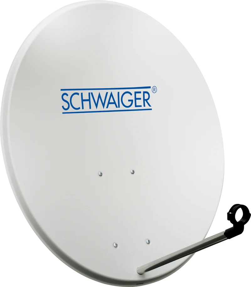 Stahl Satellitenschüssel 70 cm Hellgrau