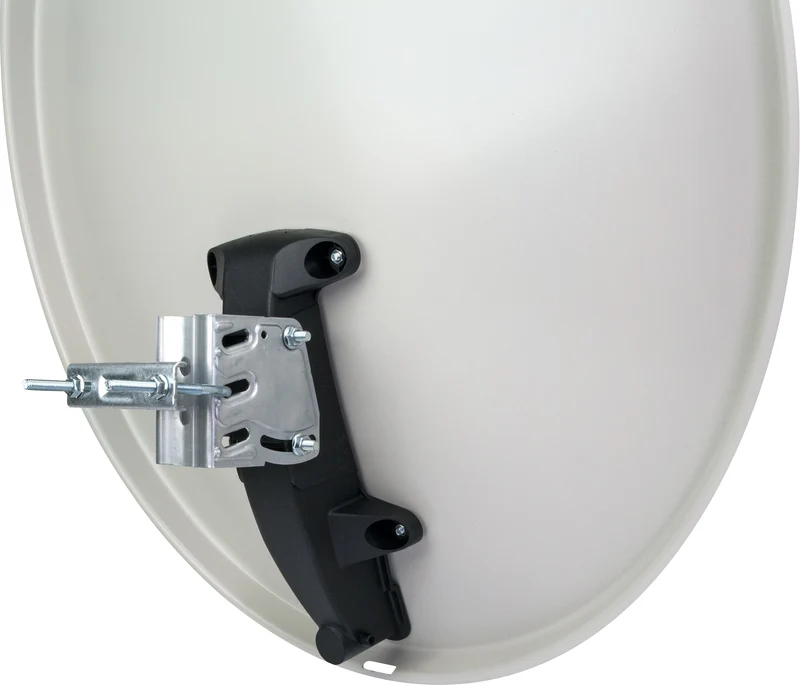 Stahl Satellitenschüssel 70 cm Hellgrau