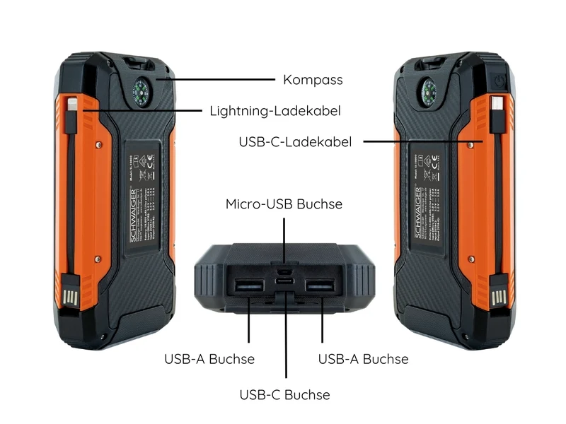 Solar Powerbank 10.000 mAh