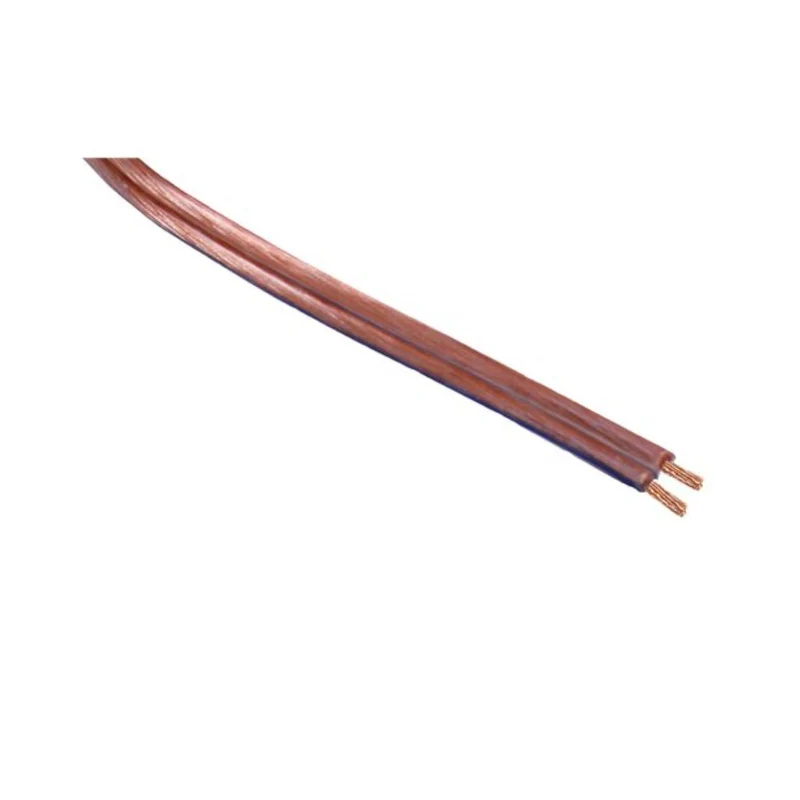 VIVANCO Hochwertiges Audio Lautsprecherkabel, Transparent, 10m, 2 x 2,5mm², auf Mini-Spule, Universell einsetzbar