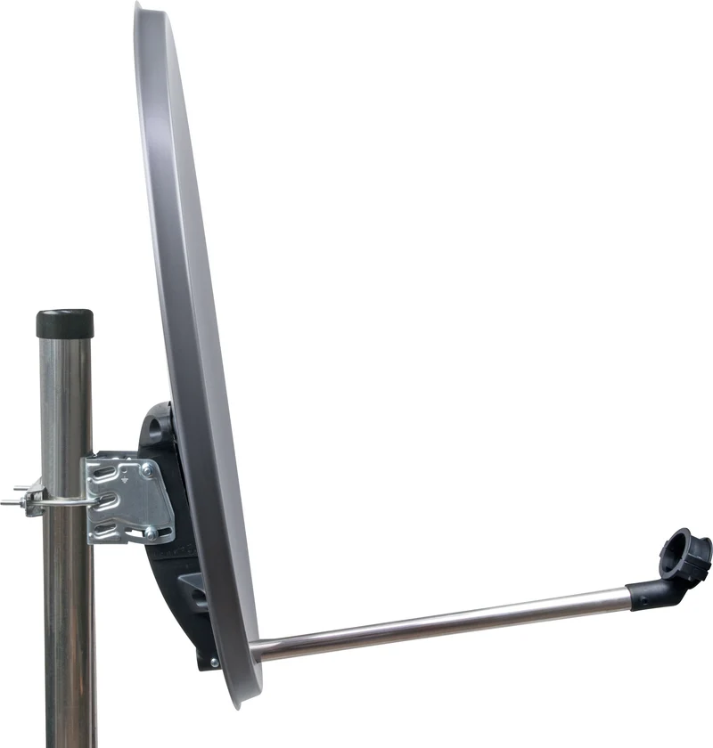 Stahl Satellitenschüssel 60 cm anthrazit