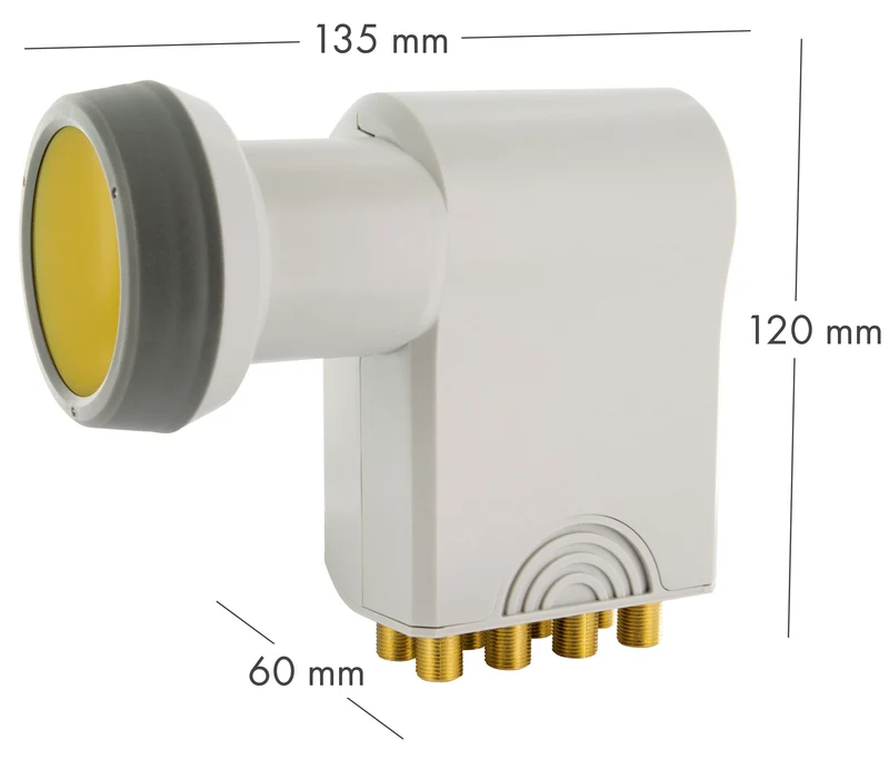 Octo LNB digital SUN PROTECT hellgrau