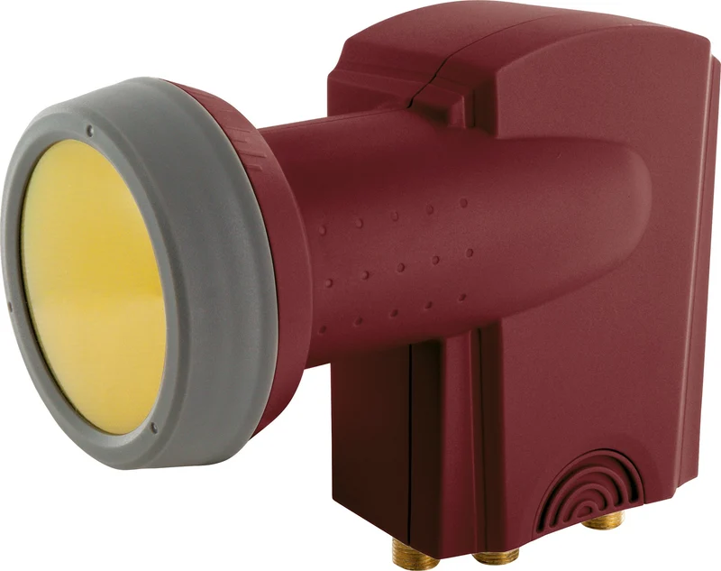 Quad LNB digital SUN PROTECT ziegelrot