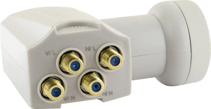 Quattro LNB digital SUN PROTECT hellgrau