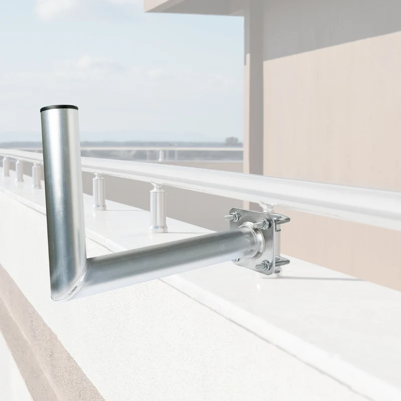Balkon-/Geländerhalterung Aluminium 30 cm