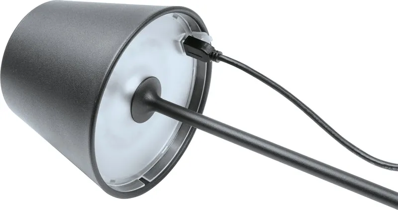 Tischleuchte mit Touchsteuerung aus Metall