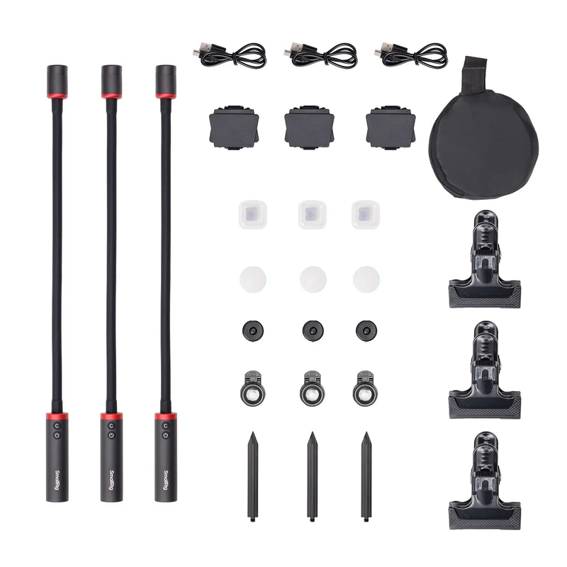 SmallRig RM 03 Macro Photography LED Video Light Kit (3 pack) 6520