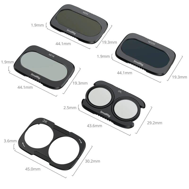 SmallRig Split Filter Kit for DJI Osmo Pocket 4P 6476