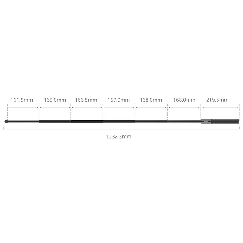 SmallRig Selfie Stick for Action Cameras (120cm / 47in) 6319