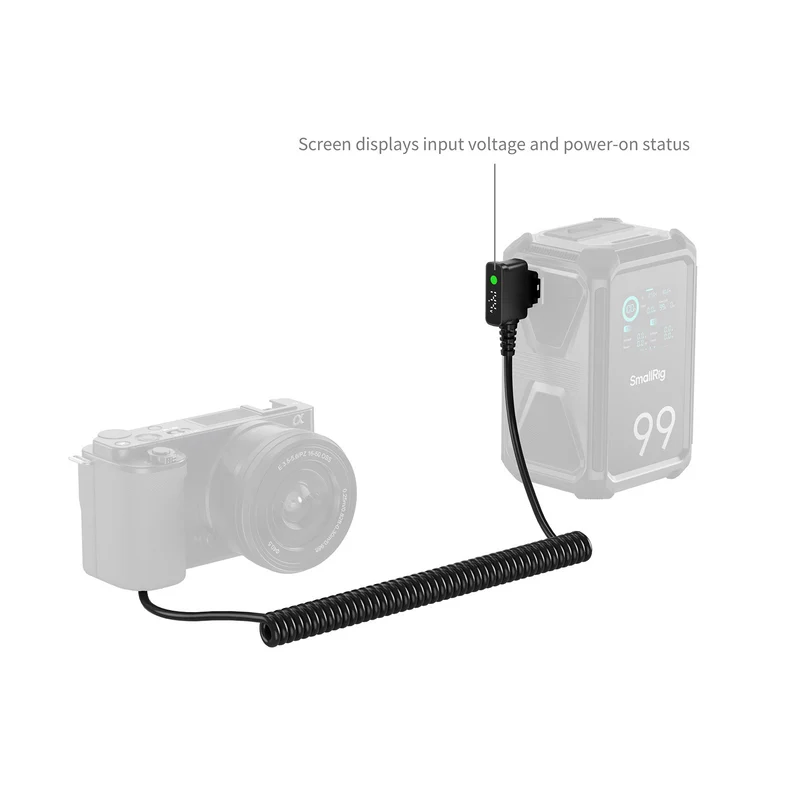 SmallRig Dummy Battery Power Cable for D-Tap for Sony NP-FW50 6538
