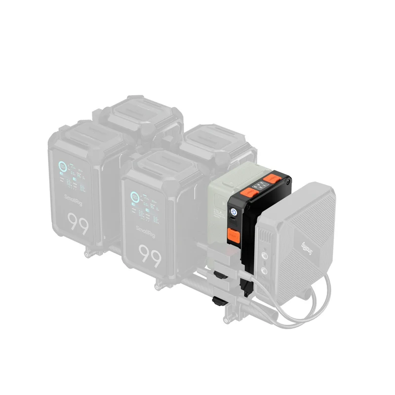 SmallRig Intelligent Power Management V-Mount Battery Mount Plate with 15mm Dual Rod Clamp 5881