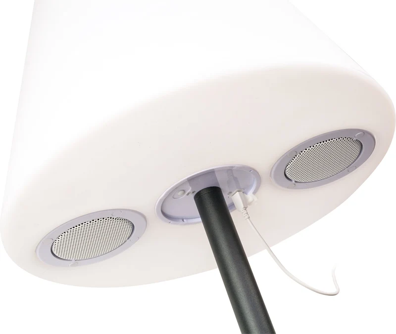 Solar-Stehleuchte mit Lautsprecher 1,5 m RGB