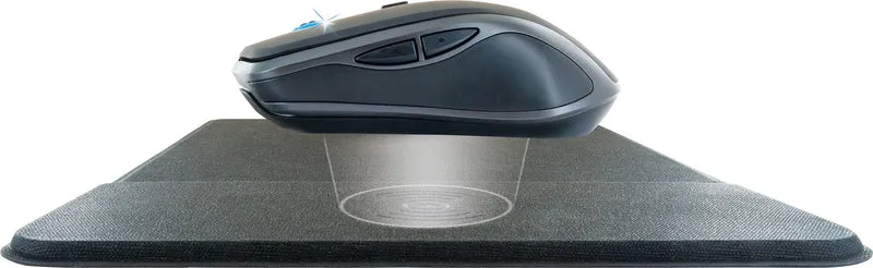 Kabellose PC-Maus mit QI-Mauspad