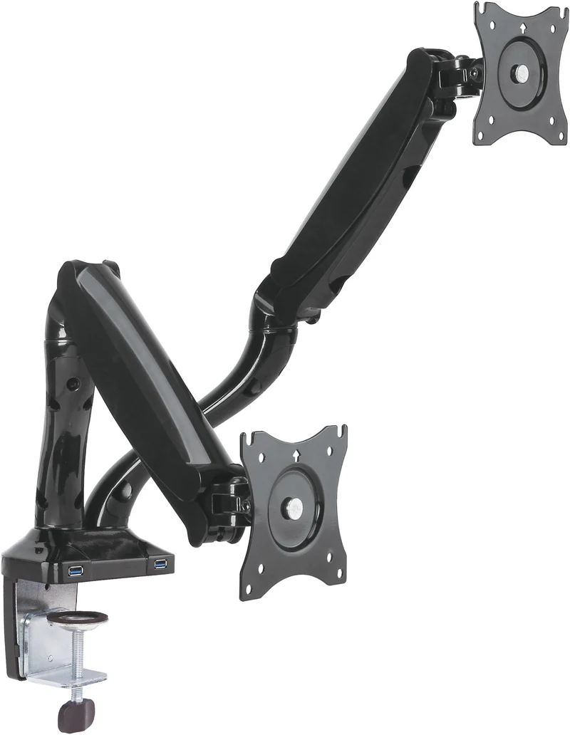 Monitor Tischhalter "FULL MOTION 2" für 2 Monitore bis 29 Zoll