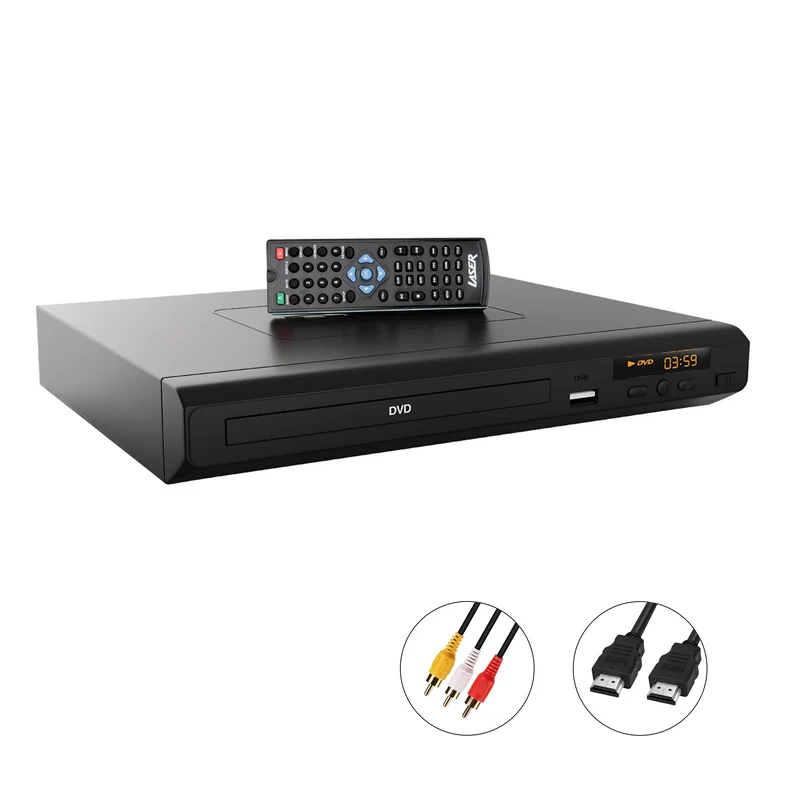 Laser Multi-Region DVD Player with Composite and HDMI (Black)