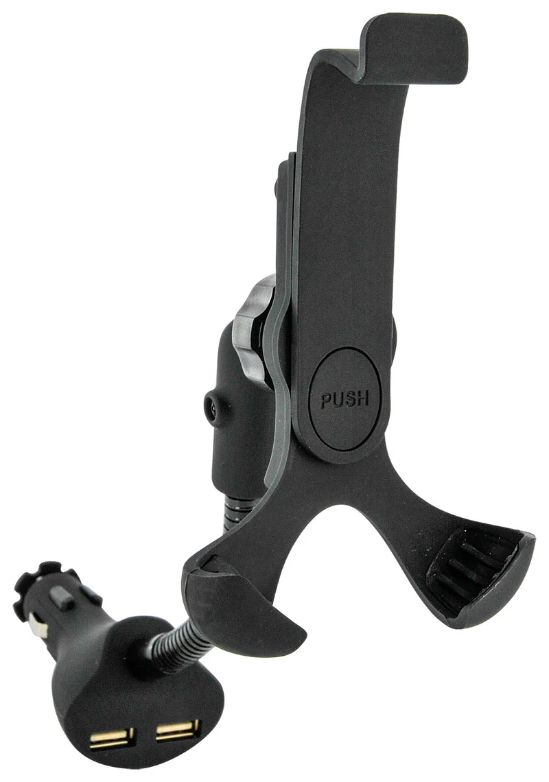KFZ Smartphone Halterung Universal mit 2x USB-A Anschluss