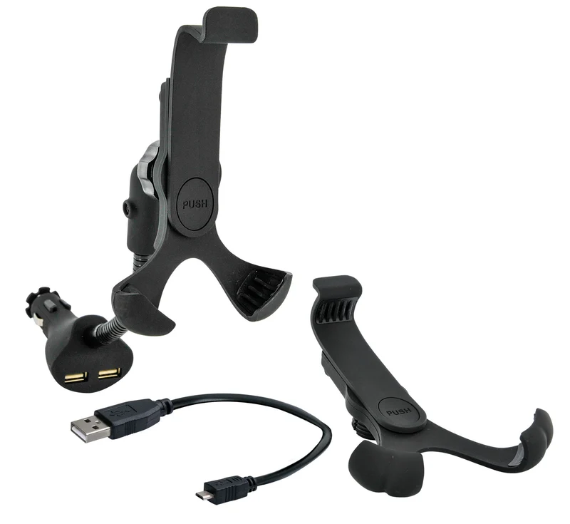 KFZ Smartphone Halterung Universal mit 2x USB-A Anschluss