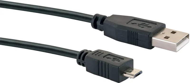 Micro-USB auf USB-A Kabel 1/1,8 m