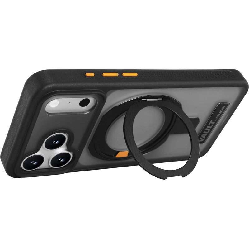 Pelican Vault MagSafe Stand Case for iPhone 18 Pro (Smoke)