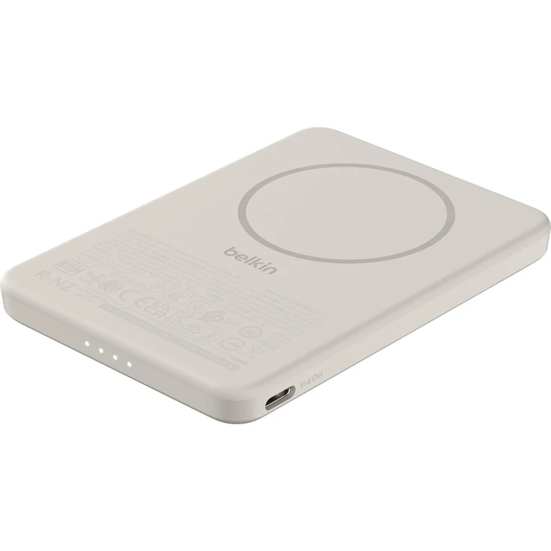 Belkin BoostCharge Slim 5K Magnetic Power Bank (Sand)