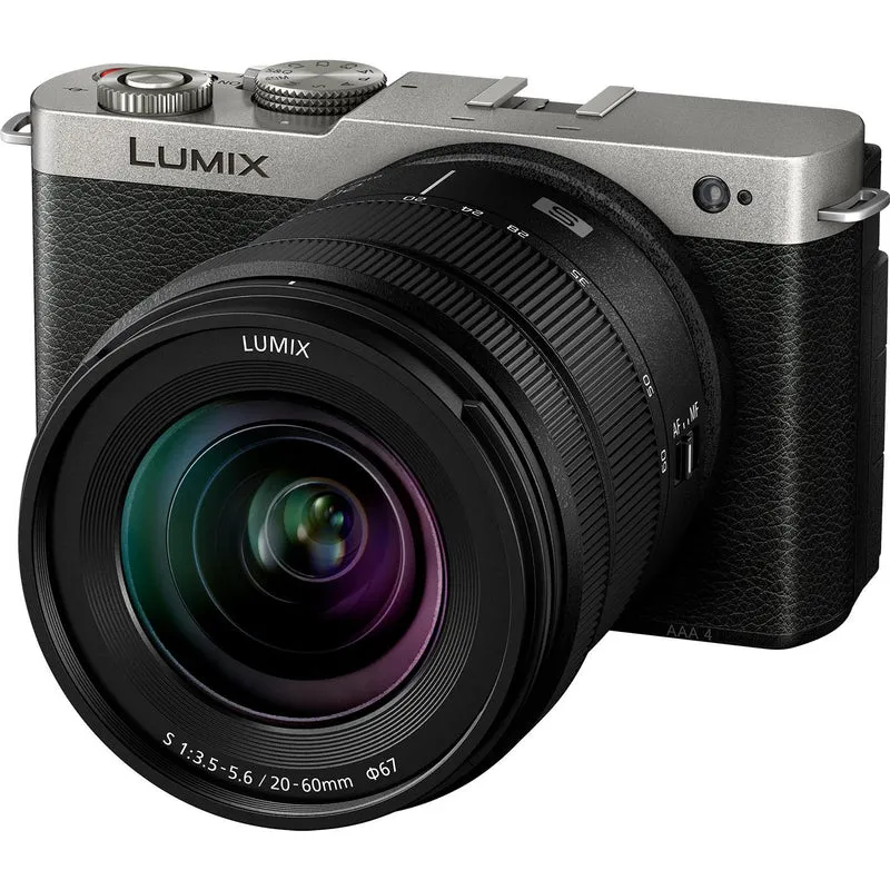 Panasonic LUMIX S9 6K Video Compact Full-Frame Mirrorless Camera with 20-60mm Lens (Silver)