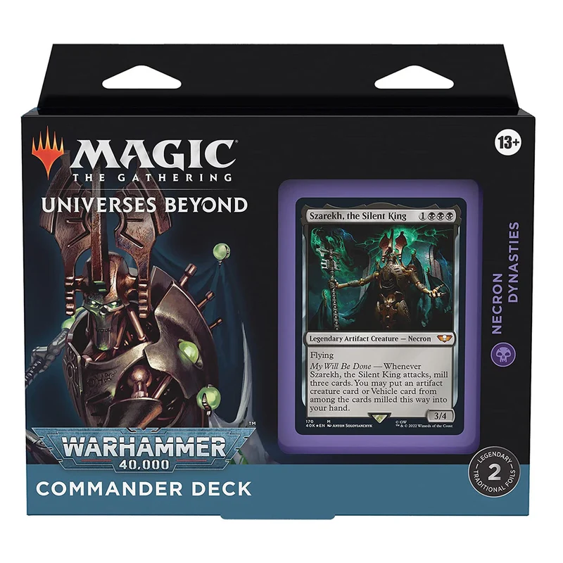 Wizards Of The Coast Magic Warhammer 40K Universes Beyond Commander Decks Regular Edition (Set of 4)