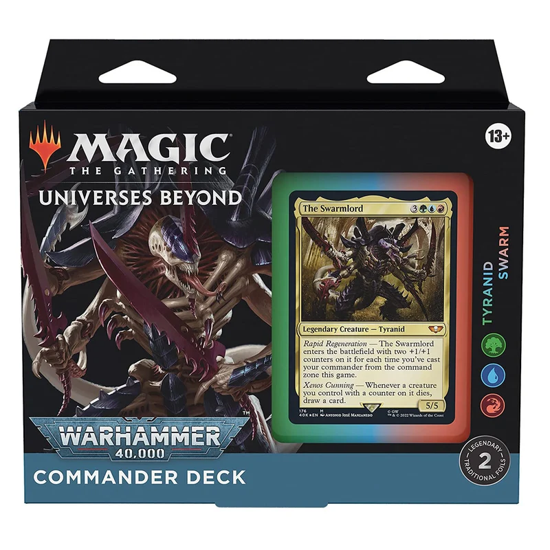 Wizards Of The Coast Magic Warhammer 40K Universes Beyond Commander Decks Regular Edition (Set of 4)