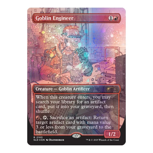 Wizards Of The Coast Magic Secret Lair Chaos Vault Deathburger Galaxy Foil Edition