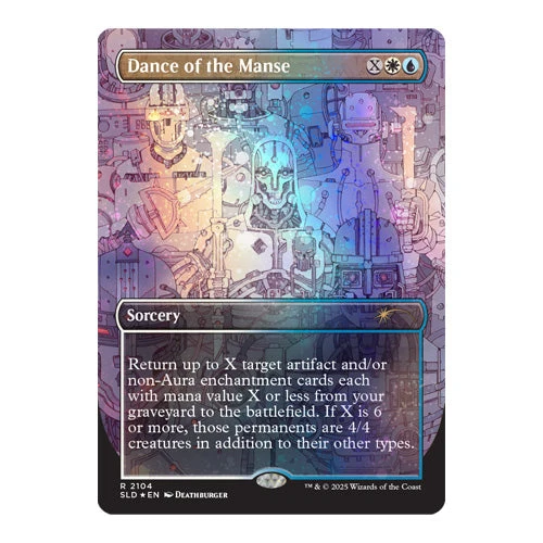 Wizards Of The Coast Magic Secret Lair Chaos Vault Deathburger Galaxy Foil Edition