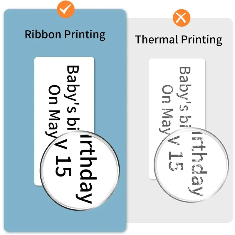 NiimBot Compatible Labeling Ribbon 16m For B18 (Red)