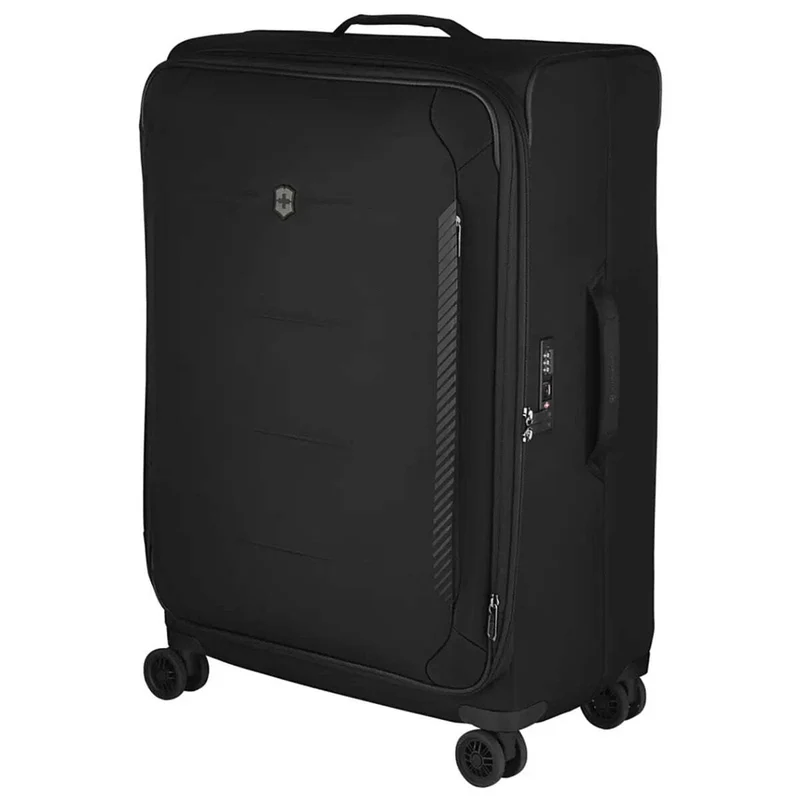 Victorinox Crosslight 76 cm Large Expandable Softside Suitcase - Black