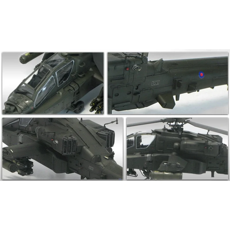 1/72 British Army AH64 Afghanistan Apache Plastic Model Kit