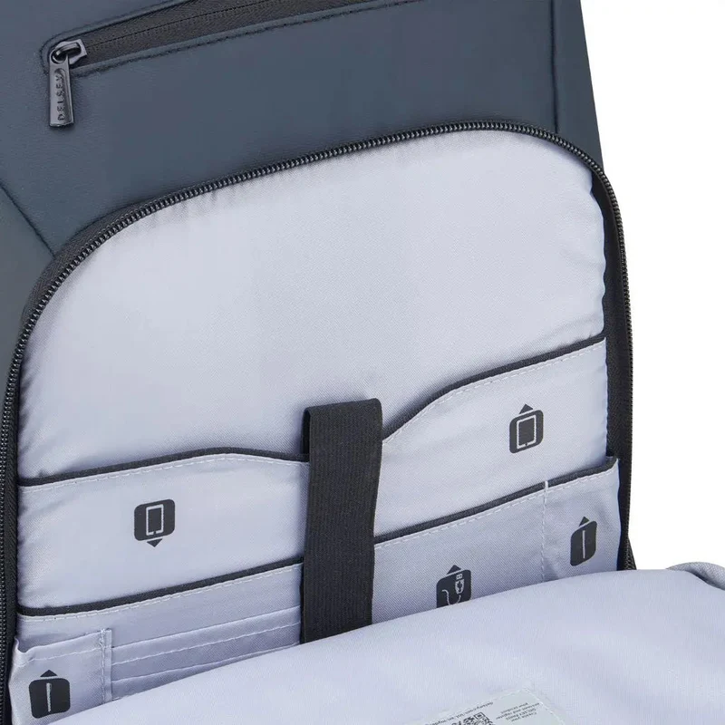 Delsey Parvis Plus 15.6" Laptop Backpack WP Grey