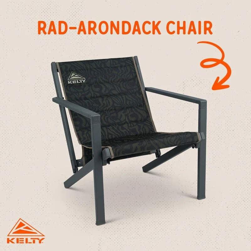 Kelty Rad-Arondack Portable Folding Camp Chair with Carry Bag