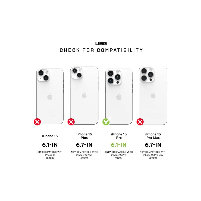 UAG Plyo Magsafe Phone Case for iPhone 15 Pro