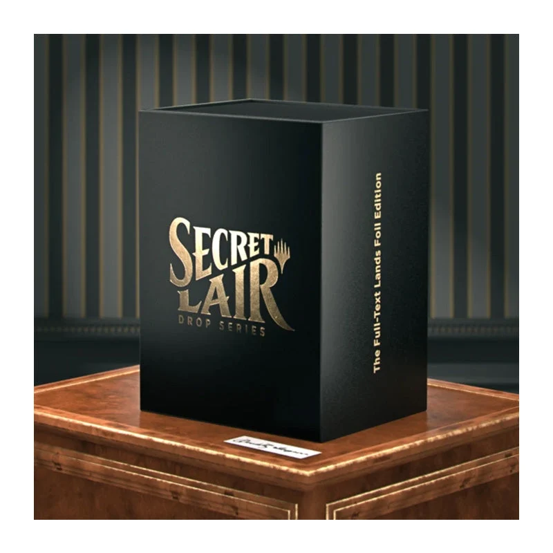 Wizards Of The Coast Magic Secret Lair The Full-Text Lands Foil Edition