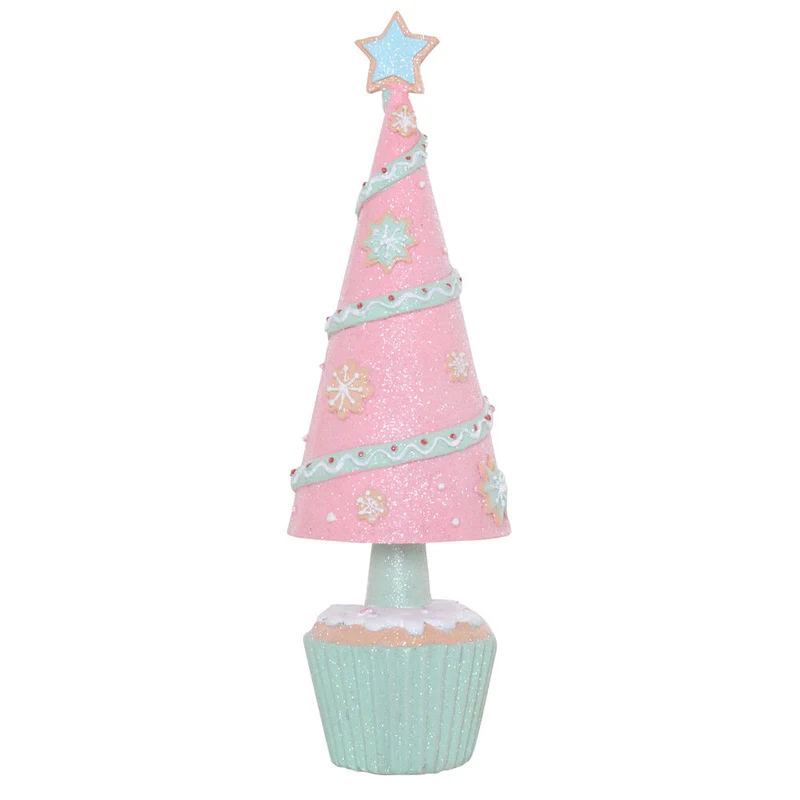 Gibson Gifts Fairy Floss Gingerbread Tree Christmas Decoration 100x100x310mm