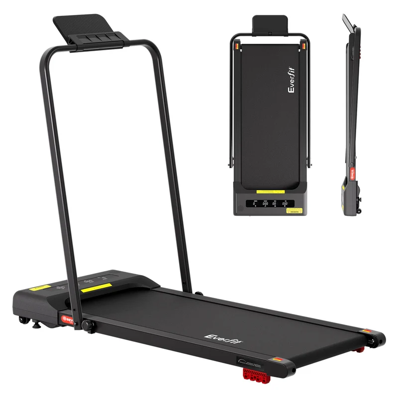Everfit Treadmill Electric Walking Pad Incline Under Desk 380mm (Black)