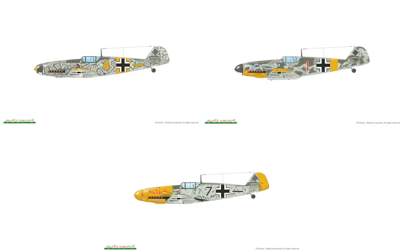 Eduard 1/48 Bf 109F-2 Model Kit