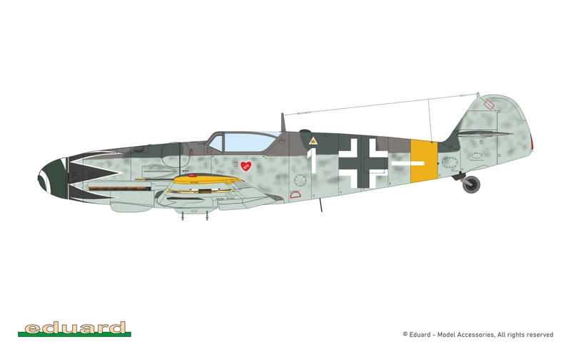 1/72 Bf 109G-14 Model Kit
