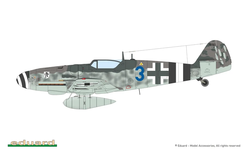 1/72 Bf 109G-14 Model Kit
