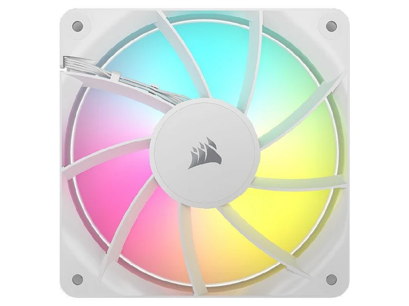 Corsair RS120 ARGB 120mm PWM Fan - White (3-Pack)