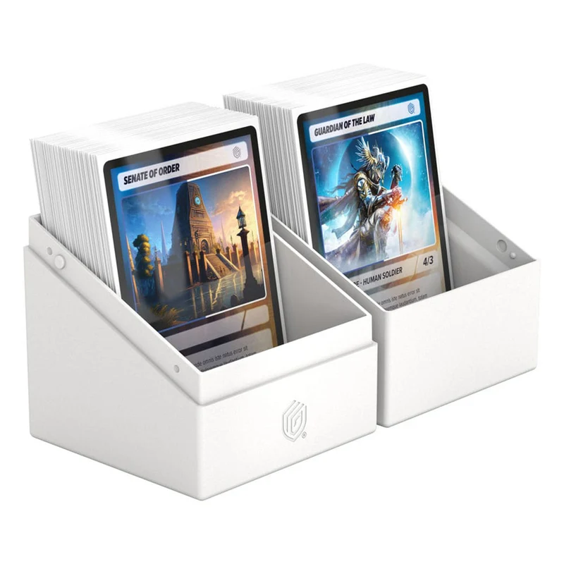 Ultimate Guard Boulder 100+ Trading Card Deck Box (Solid White)