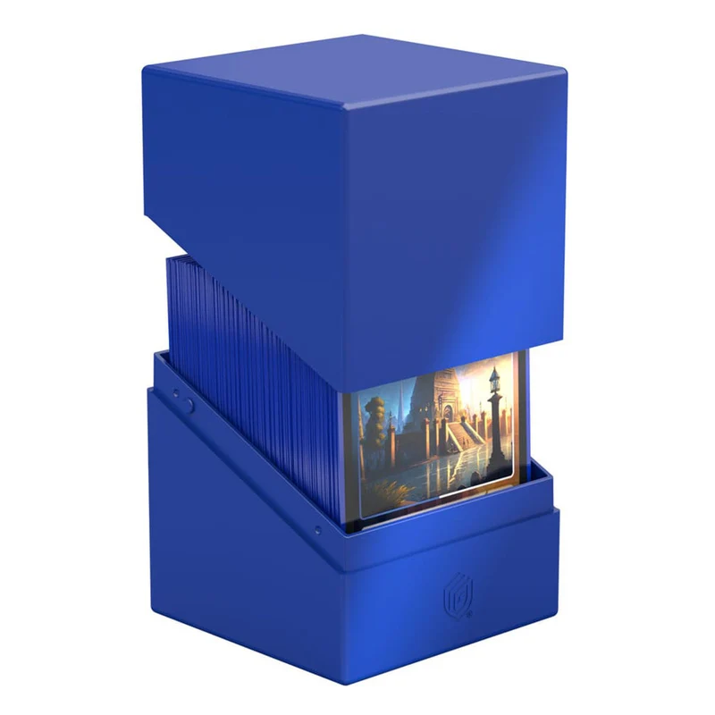 Ultimate Guard Boulder 100+ Trading Card Deck Box (Solid Blue)