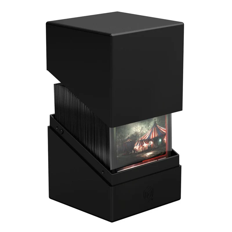 Ultimate Guard Boulder 100+ Trading Card Deck Box (Solid Black)
